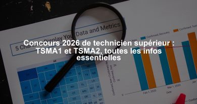 Concours 2026 de technicien supérieur : TSMA1 et TSMA2, toutes les infos essentielles