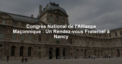 Congrès National de l'Alliance Maçonnique : Un Rendez-vous Fraternel à Nancy
