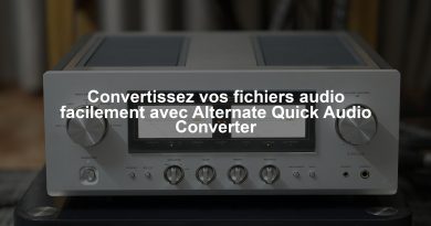 Convertissez vos fichiers audio facilement avec Alternate Quick Audio Converter