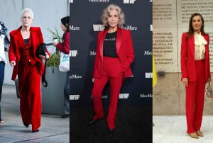 Jamie Lee Curtis, Jane Fonda et Letizia d'Espagne : le costume rouge comme symbole d'empowerment