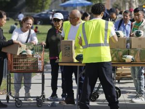 Distribution alimentaire en Californie en novembre 2025