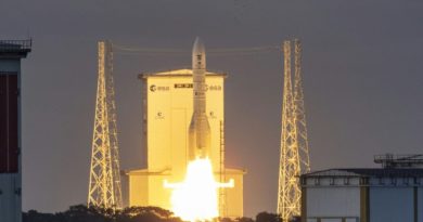La fusée Ariane 6 au décollage à Kourou
