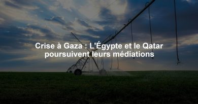 Crise à Gaza : L'Égypte et le Qatar poursuivent leurs médiations