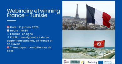 Professeurs en élémentaire : inscrivez-vous au séminaire en ligne France-Tunisie !