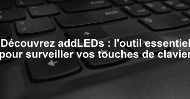Découvrez addLEDs : l'outil essentiel pour surveiller vos touches de clavier