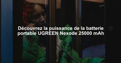 Découvrez la puissance de la batterie portable UGREEN Nexode 25000 mAh