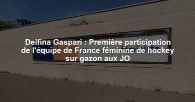 Delfina Gaspari : Première participation de l'équipe de France féminine de hockey sur gazon aux JO