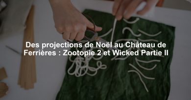 Des projections de Noël au Château de Ferrières : Zootopie 2 et Wicked Partie II