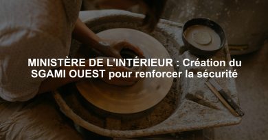 MINISTÈRE DE L'INTÉRIEUR : Création du SGAMI OUEST pour renforcer la sécurité