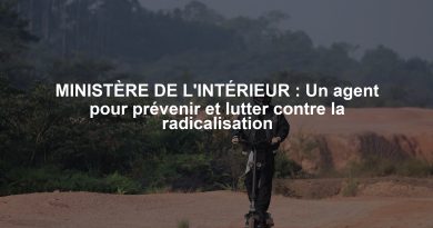 MINISTÈRE DE L'INTÉRIEUR : Un agent pour prévenir et lutter contre la radicalisation