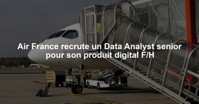 Air France recrute un Data Analyst senior pour son produit digital F/H