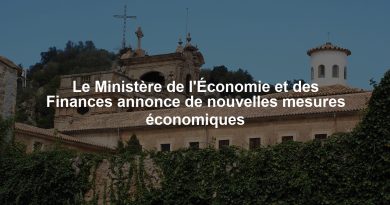 Le Ministère de l'Économie et des Finances annonce de nouvelles mesures économiques