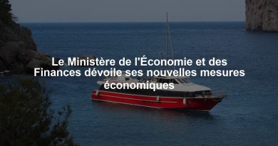 Le Ministère de l'Économie et des Finances dévoile ses nouvelles mesures économiques