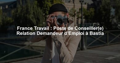 France Travail : Poste de Conseiller(e) Relation Demandeur d'Emploi à Bastia
