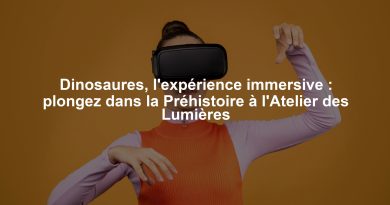 Dinosaures, l'expérience immersive : plongez dans la Préhistoire à l'Atelier des Lumières