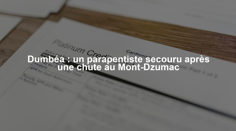 Dumbéa : un parapentiste secouru après une chute au Mont-Dzumac