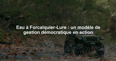 Eau à Forcalquier-Lure : un modèle de gestion démocratique en action
