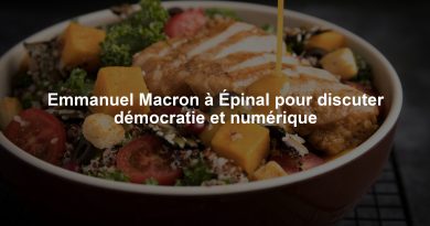 Emmanuel Macron à Épinal pour discuter démocratie et numérique