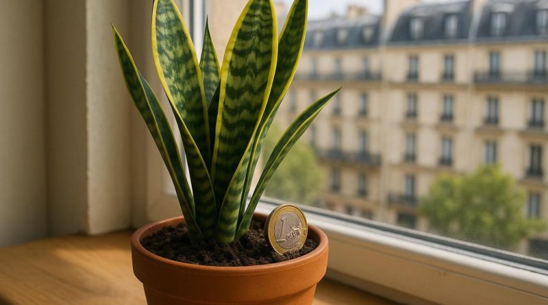 Enterrer une pièce de monnaie dans un pot de sansevieria : utilité et recommandations