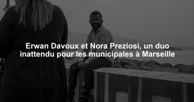 Erwan Davoux et Nora Preziosi, un duo inattendu pour les municipales à Marseille