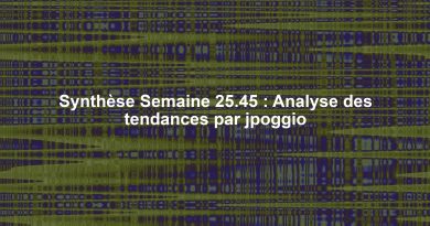 Synthèse Semaine 25.45 : Analyse des tendances par jpoggio