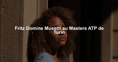 Fritz Domine Musetti au Masters ATP de Turin