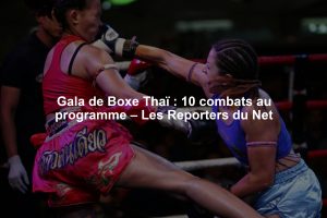 Gala de Boxe Thaï : 10 combats au programme – Les Reporters du Net