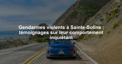Gendarmes violents à Sainte-Soline : témoignages sur leur comportement inquiétant