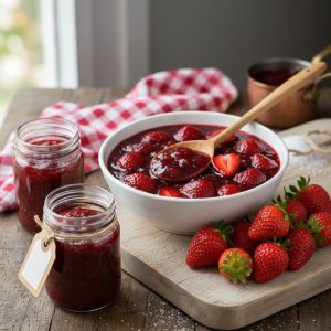Recette simple de confiture de fraises maison à réaliser facilement