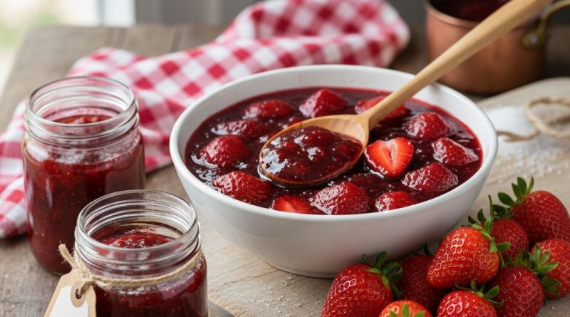 Recette simple de confiture de fraises maison à réaliser facilement