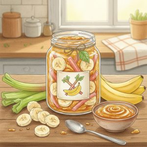 Confiture de rhubarbe-banane : une recette originale à découvrir