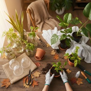 Préparer sa maison pour les plantes : rentrer, bouturer et protéger les végétaux en novembre