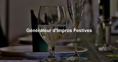 Générateur d'Impros Festives