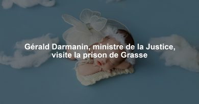 Gérald Darmanin, ministre de la Justice, visite la prison de Grasse