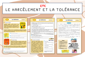 Harcèlement et tolérance à l'école : découvrez la trousse de Sobelle