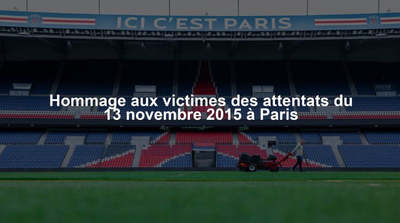 Hommage aux victimes des attentats du 13 novembre 2015 à Paris