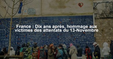 France : Dix ans après, hommage aux victimes des attentats du 13-Novembre