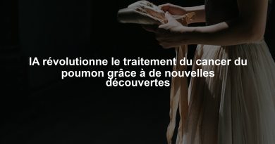 IA révolutionne le traitement du cancer du poumon grâce à de nouvelles découvertes
