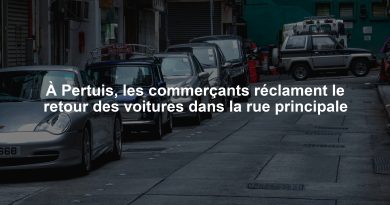 À Pertuis, les commerçants réclament le retour des voitures dans la rue principale