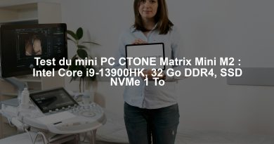 Test du mini PC CTONE Matrix Mini M2 : Intel Core i9-13900HK, 32 Go DDR4, SSD NVMe 1 To