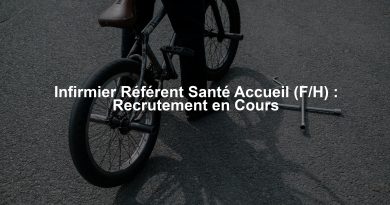 Infirmier Référent Santé Accueil (F/H) : Recrutement en Cours
