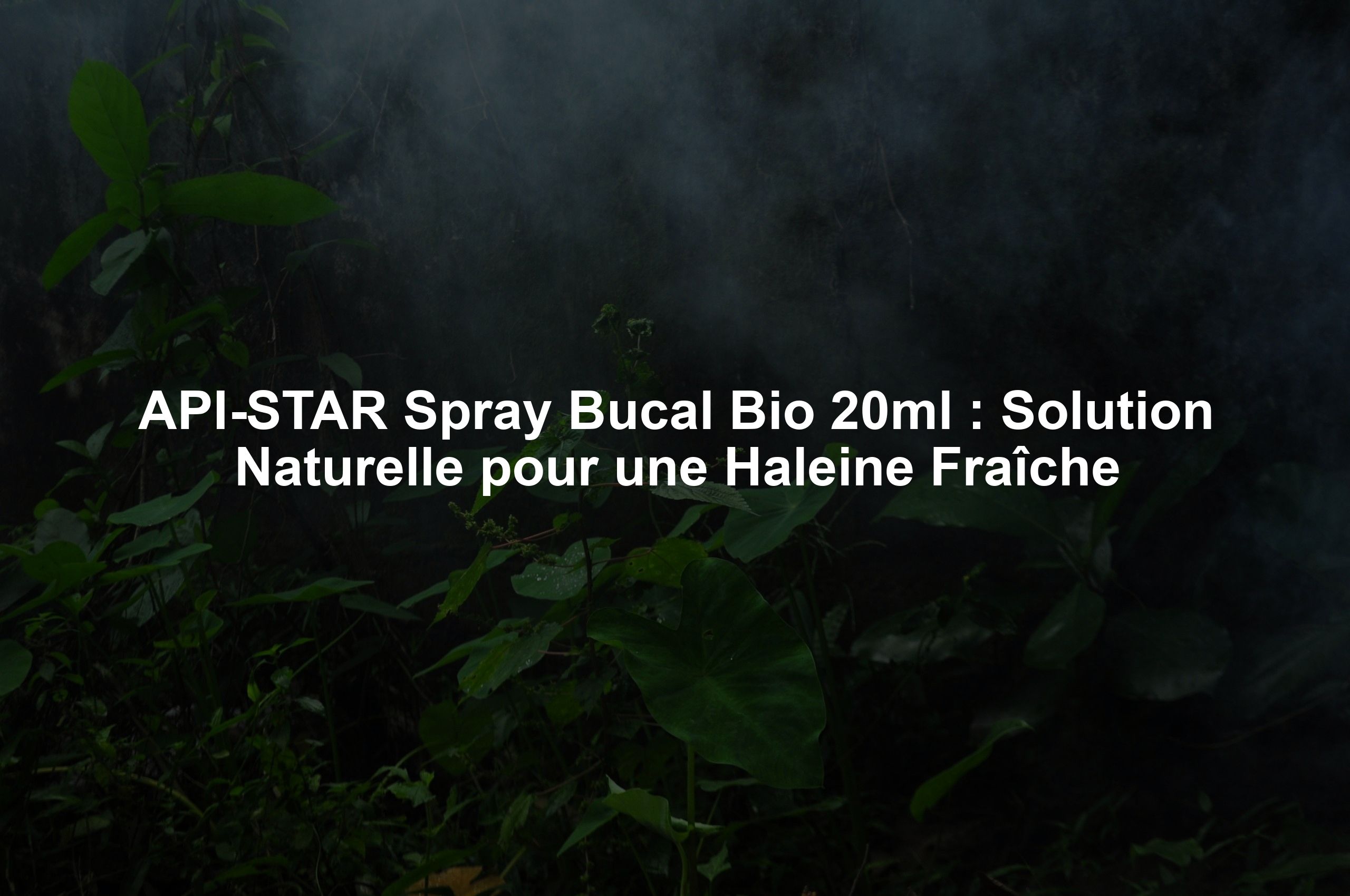 API-STAR Spray Bucal Bio 20ml : Solution Naturelle pour une Haleine Fraîche