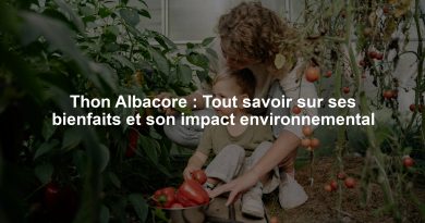 Thon Albacore : Tout savoir sur ses bienfaits et son impact environnemental