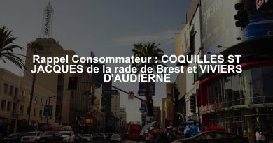 Rappel Consommateur : COQUILLES ST JACQUES de la rade de Brest et VIVIERS D'AUDIERNE