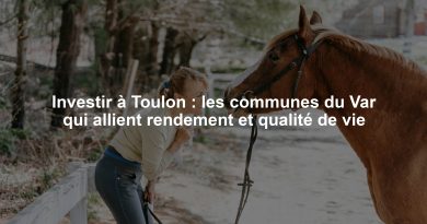 Investir à Toulon : les communes du Var qui allient rendement et qualité de vie