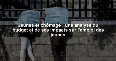 Jeunes et chômage : une analyse du budget et de ses impacts sur l'emploi des jeunes