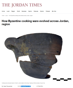 L'évolution de la vaisselle byzantine dans la région jordanienne : entretien avec Laura Vié