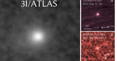 The 3I/Atlas comet brightening by an unexpected about as it approaches the sun