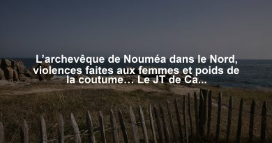 L’archevêque de Nouméa dans le Nord, violences faites aux femmes et poids de la coutume… Le JT de Caledonia du 27 novembre