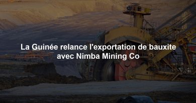 La Guinée relance l'exportation de bauxite avec Nimba Mining Co